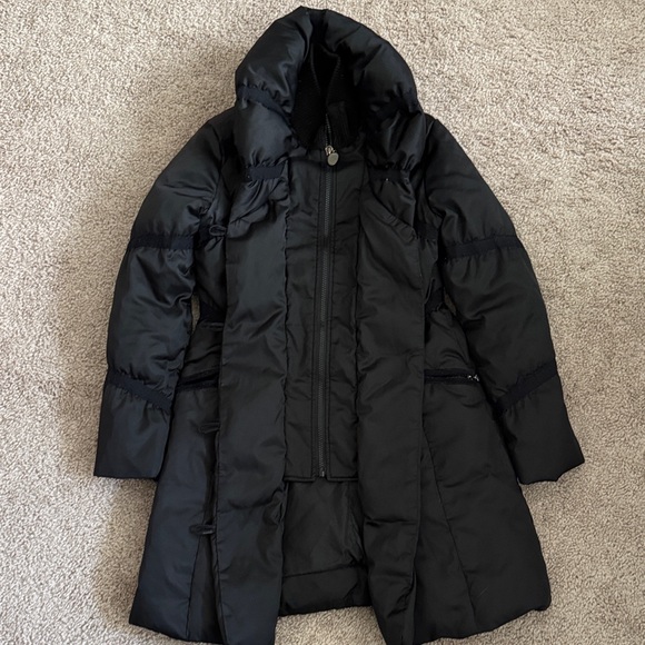 Hilary Radley Jackets & Blazers - Hilary Radley Black Puffer Jacket with Hood